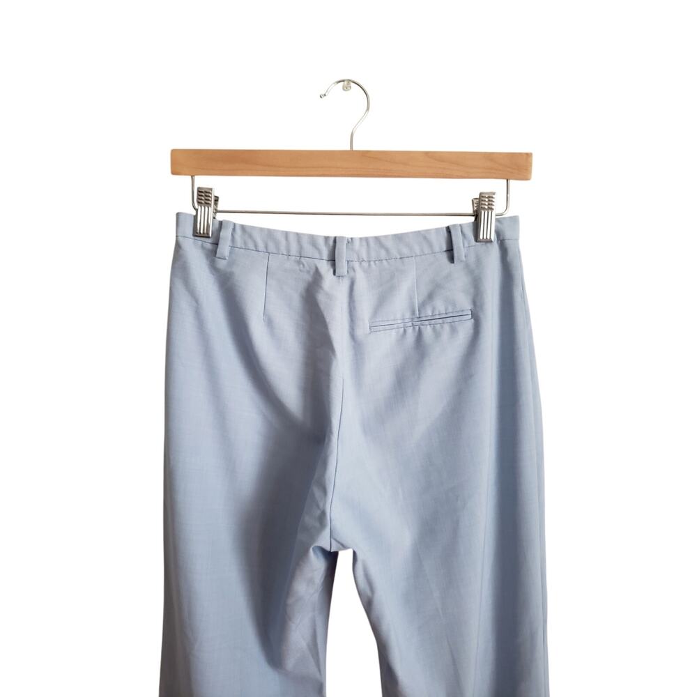 Gap Mid Rise Straight Leg Wool Blend Pants Blue Size 4A - Picture 5 of 8